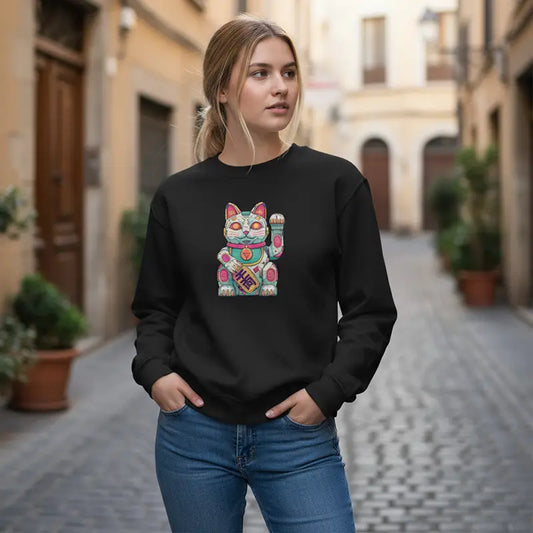 Sweat Maneki Neko Futuriste