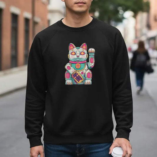 Sweat Maneki Neko Futuriste