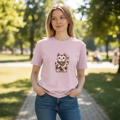 T-Shirt Chat Chanceux Traditionnel