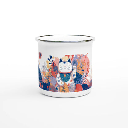 Tasse Maneki Neko en Email