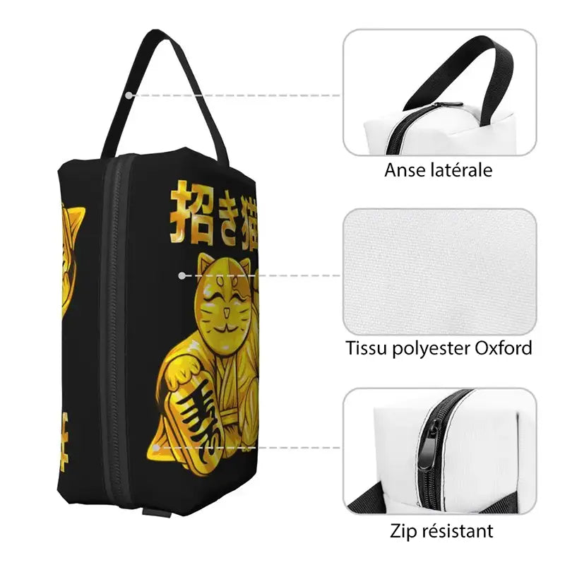 Trousse de Toilette Chat Chanceux