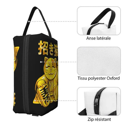 Trousse de Toilette Chat Chanceux